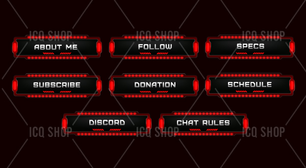 Red Radiance: Stream Alerts and Info Panels