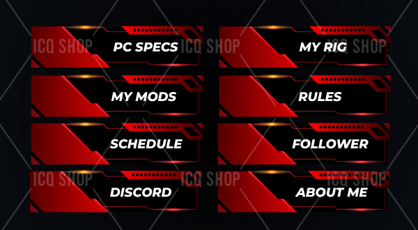 Vibrant Crimson Alerts Pack