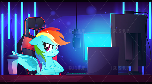Luminous Unicorn: Magical Streaming Screen