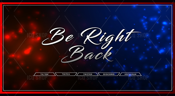 Elegant Fusion: Blue And Red Screen Pack - Image 2