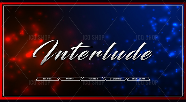 Elegant Fusion: Blue And Red Screen Pack - Image 3