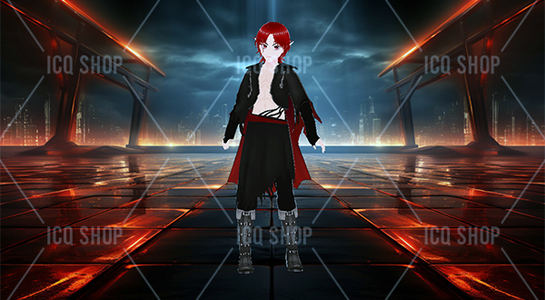 Vampire Anime VTuber Model - Image 2