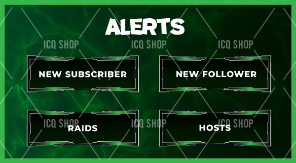 Emerald Echo Alerts: Green Stream Notification Pack