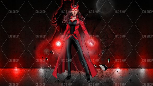 Scarlet Witch Anime Model