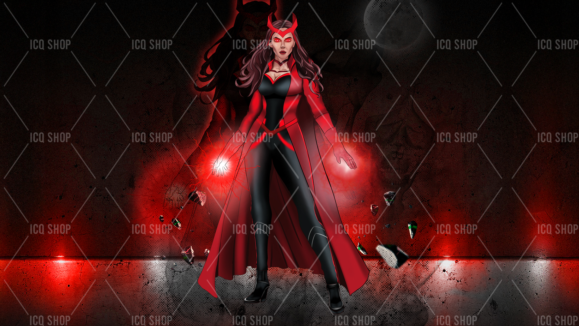 Scarlet Witch Anime Model