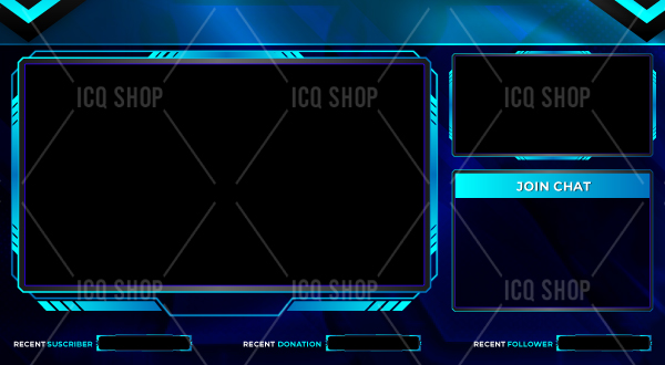 Neon Tech : Stream overlay