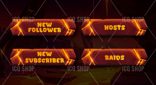 Volcanic Lava Stream Alert Pack