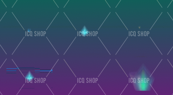 Neon Cyber Shards – Animated Badges Set