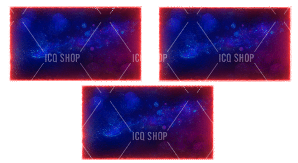 Elegant Fusion: Blue And Red Animated Screen Pack