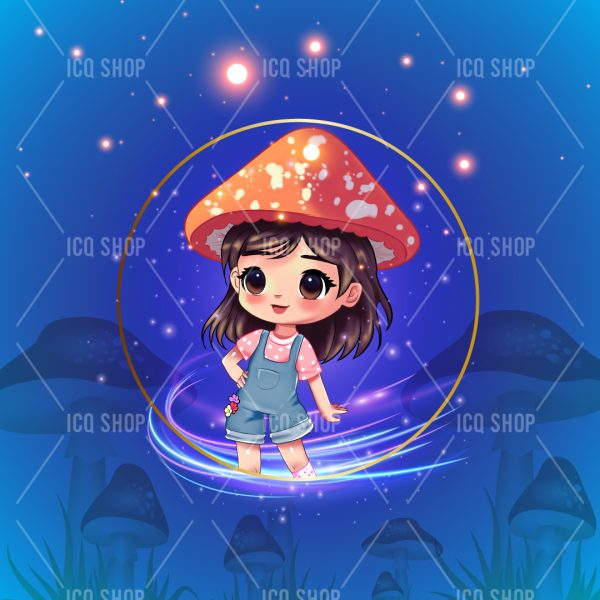 Noomi — The Mooncap Oracle (Mascot Logo)