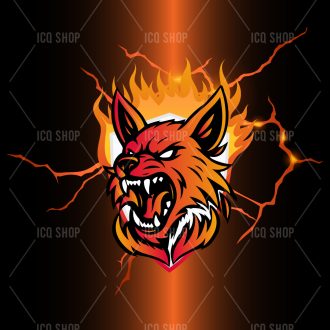 Inferno Kitsune (Mascot logo)