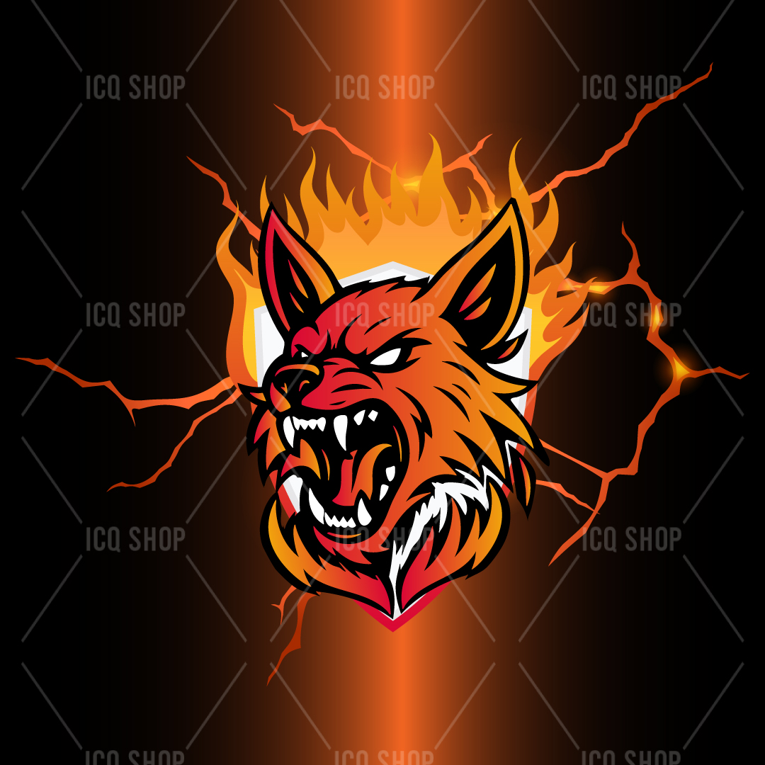 Inferno Kitsune (Mascot logo)