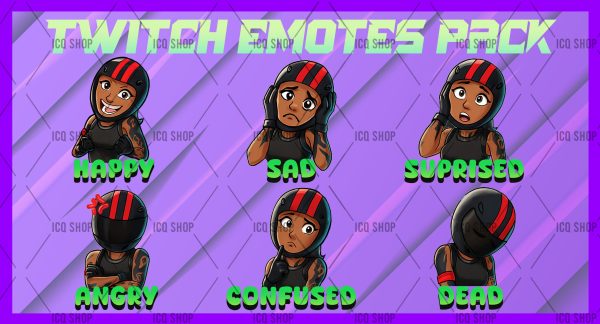 Redline Fortnite Chibi Emotes Pack – Set of 6