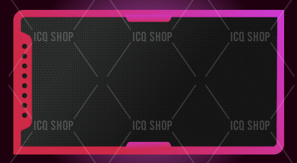 Neon Gradient Static Webcam Screen
