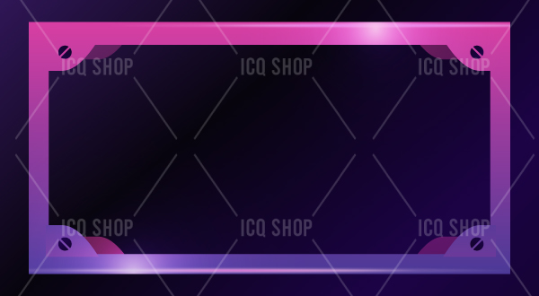 Pink And Purple Gradient Webcam Overlay
