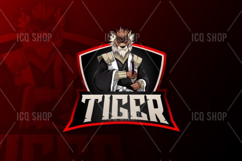 Tiger Samurai Streamer Logo