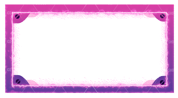 Pink And Purple Animated Webcam Overlay
