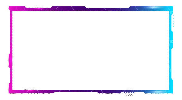 Futuristic Neon Animated Webcam Screen