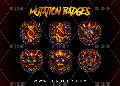 DNA Mutation Badges Static